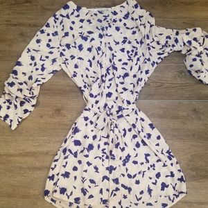 Collective concepts Tshirt dress with tie. Size M